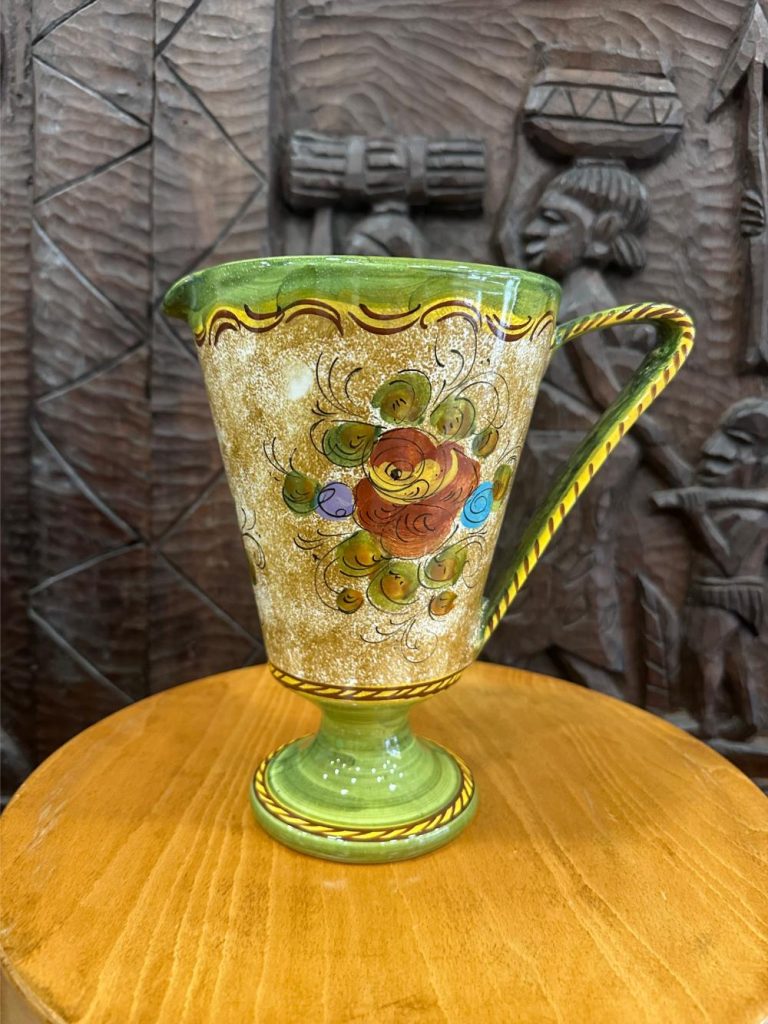 vase/pichet en majolique d'orvieto brocante en ligne seconde ame