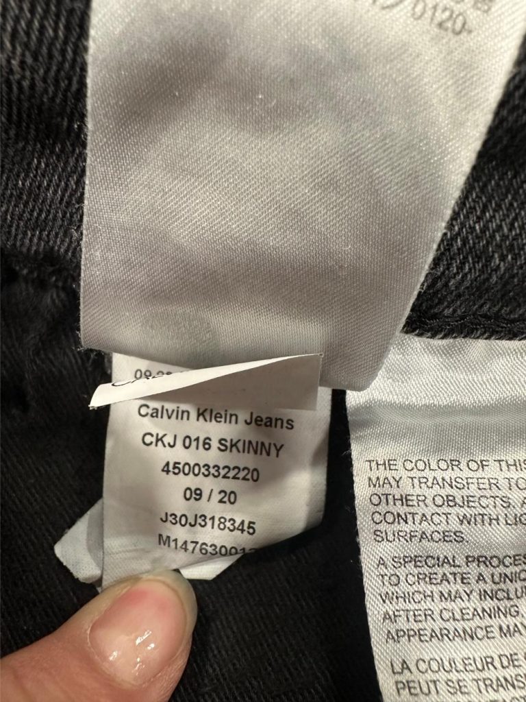 jean calvin klein seconde ame friperie en ligne