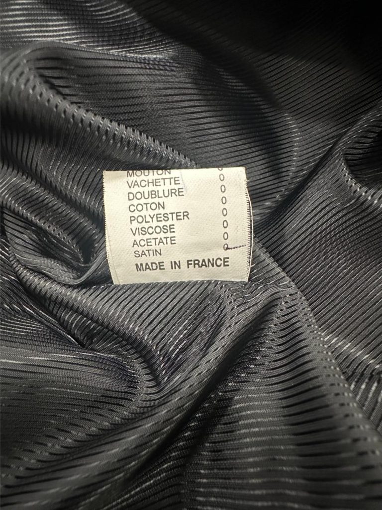 trench cuir noir influence occasion friperie en ligne