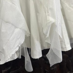 jupe longue blanche didier parakian friperie en ligne seconde ame