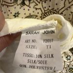 Robe d'été légère plissée Sarah John friperie en ligne