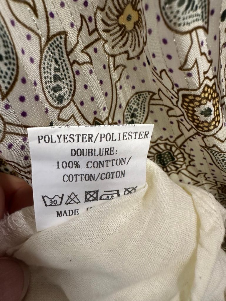 Robe d'été légère plissée Sarah John friperie en ligne
