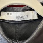 chemise cuir noir IRO seconde âme friperie en ligne