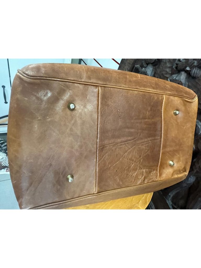 sacoche médecin cuir vintage seconde main