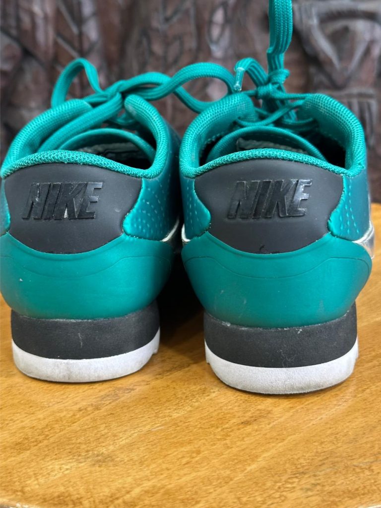Baskets Nike Cortez vertes seconde main friperie en ligne