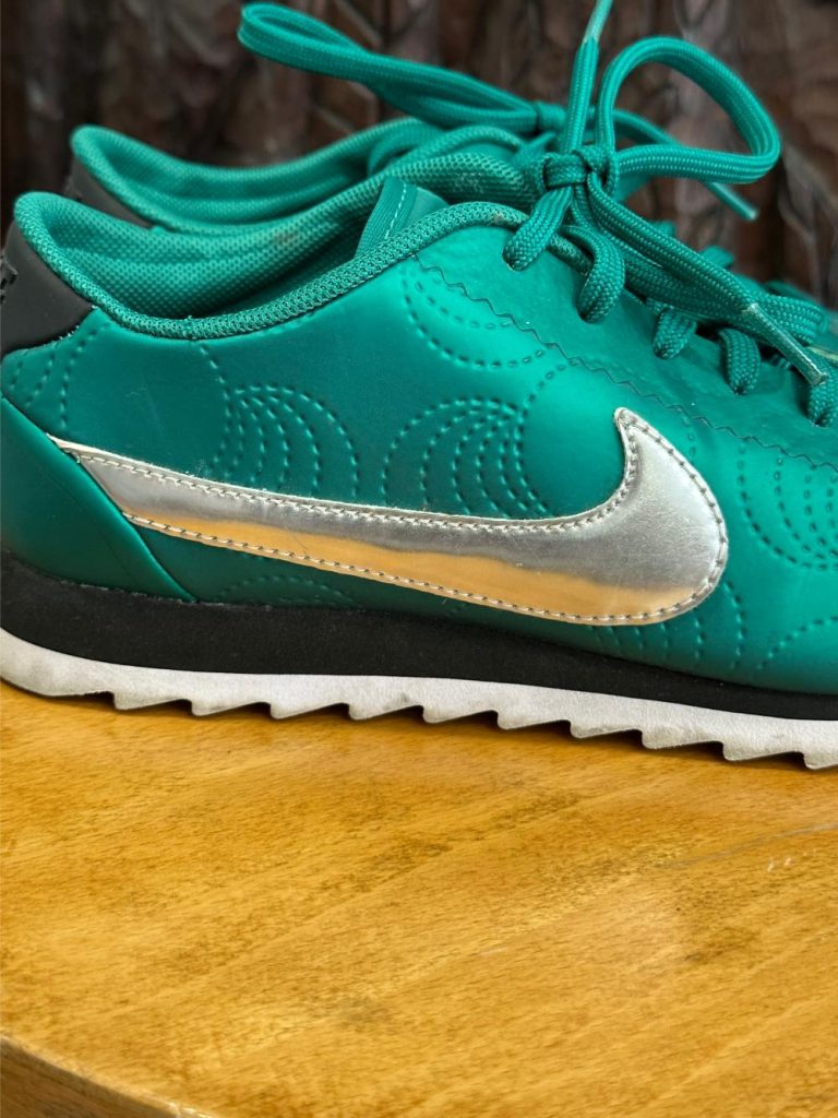 Baskets Nike Cortez vertes seconde main friperie en ligne
