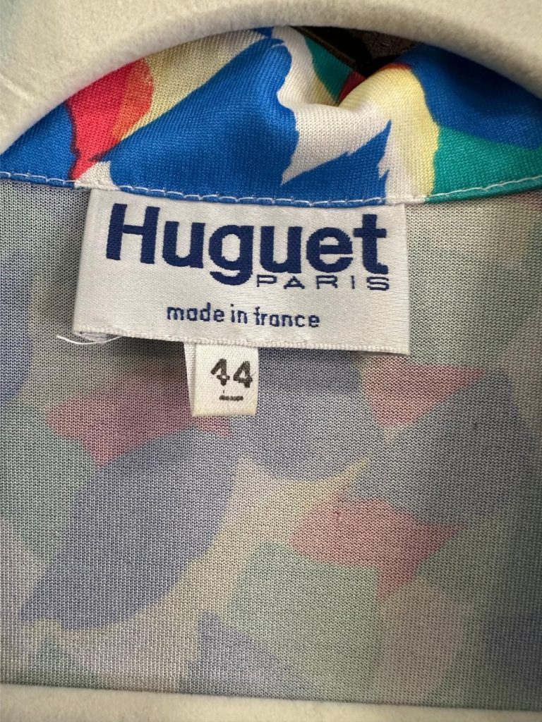 robe vintage Huguet Paris seconde âme friperie en ligne