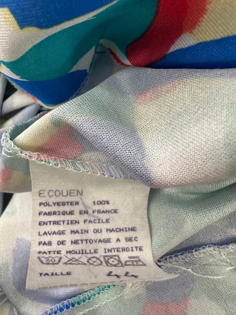 robe vintage Huguet Paris seconde âme friperie en ligne