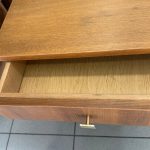 Table de chevet vintage scandinave — style teck, années 60-70 seconde âme brocante en ligne