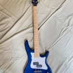 basse active IBANEZ bleue, série Soundgear seconde main