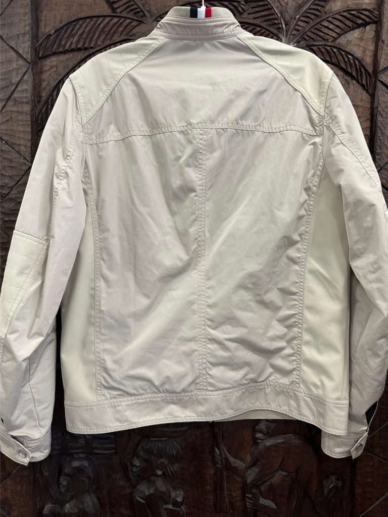 Blouson Delahaye Racing beige seconde main friperie en ligne