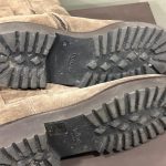 Boots Chelsea en daim marron Doucal’s seconde main friperie en ligne