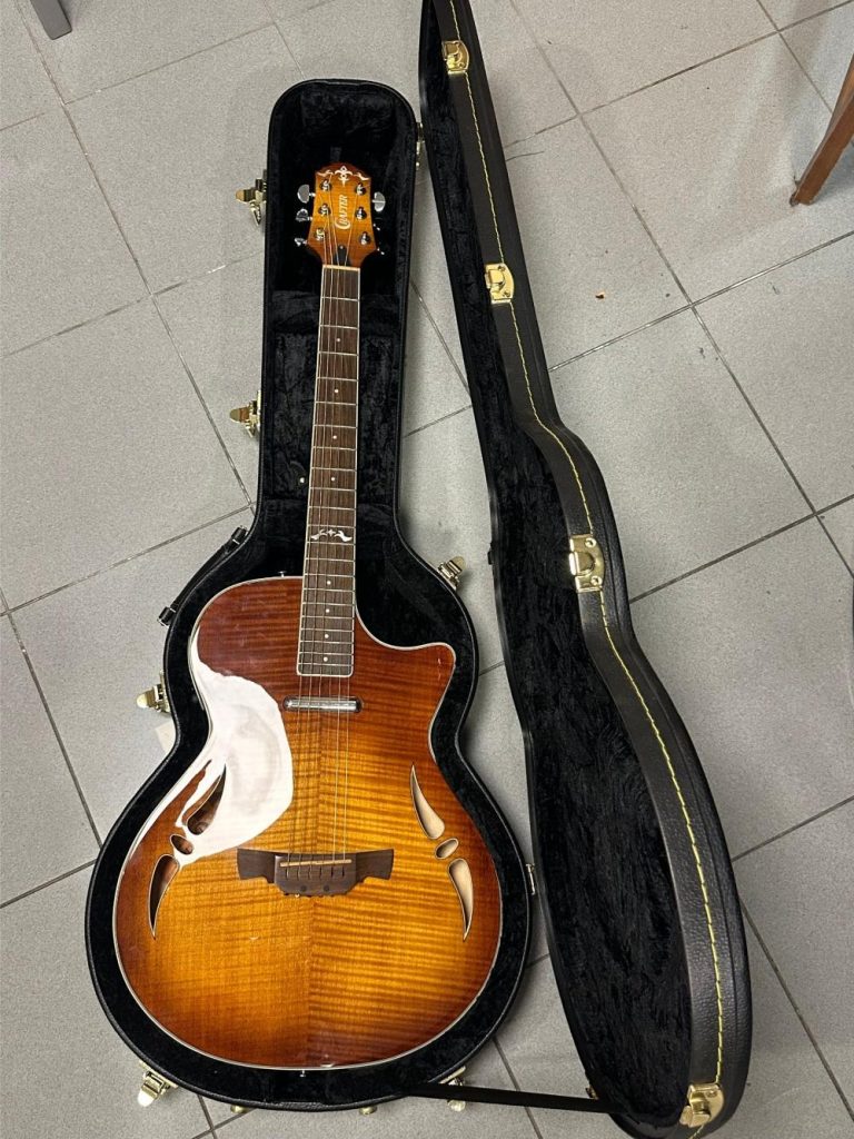 demi-caisse coréenne Crafter,look jazz/archtop