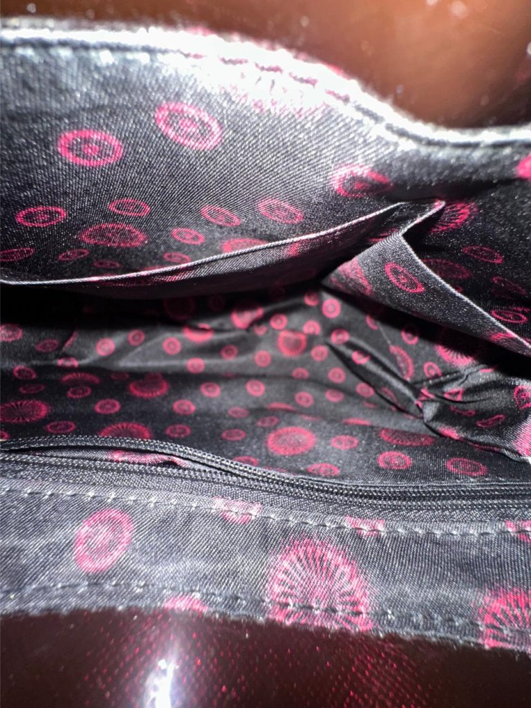Sac à bandoulière Desigual Bordeaux Verni friperie en ligne