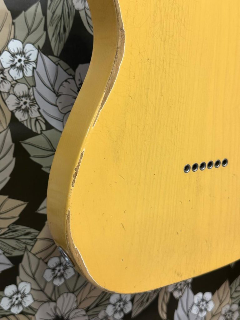 Fender Telecaster Road Worn – Butterscotch Blonde – Made in Mexico (2019) guitare occasion instruments musique