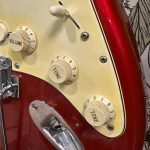 Fender Stratocaster Player Mexique (2019) – Candy Apple Red – micros EMG instruments de musique occasion