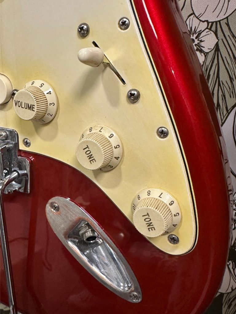 Fender Stratocaster Player Mexique (2019) – Candy Apple Red – micros EMG instruments de musique occasion
