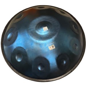 Handpan AsTeman 10 notes bleu seconde âme instruments de musique