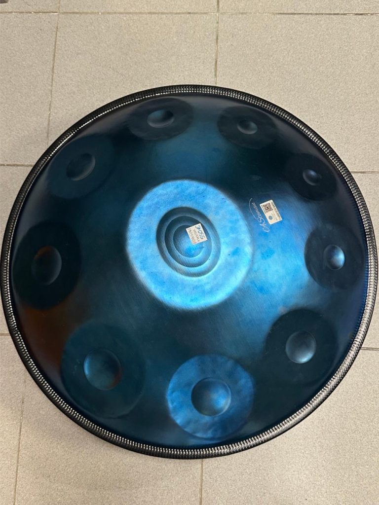 Handpan AsTeman 10 notes bleu instruments de musique occasion
