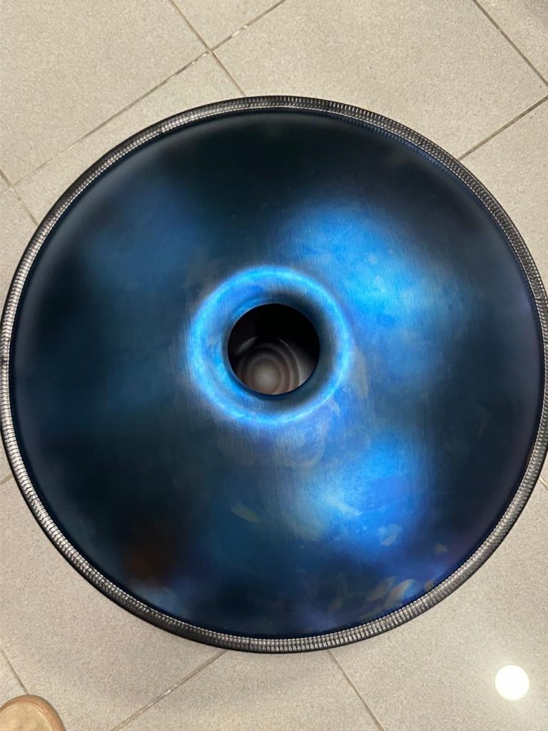 Handpan AsTeman 10 notes bleu instruments de musique occasion