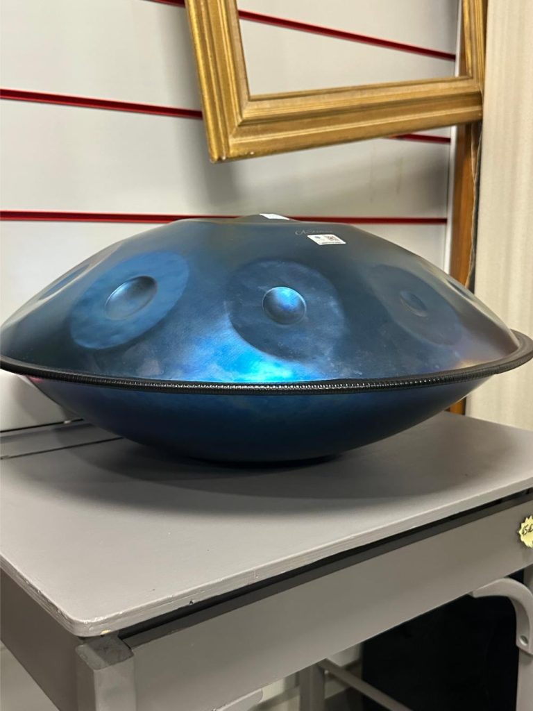 Handpan AsTeman 10 notes bleu seconde main instruments de musique