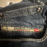 Jean Diesel Louvely bootcut taille basse W24 L32, brut foncé, vintage Y2K friperie en ligne